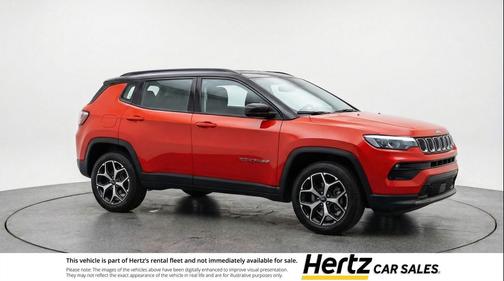 Red Hot Pearlcoat 2025 Jeep Compass Limited