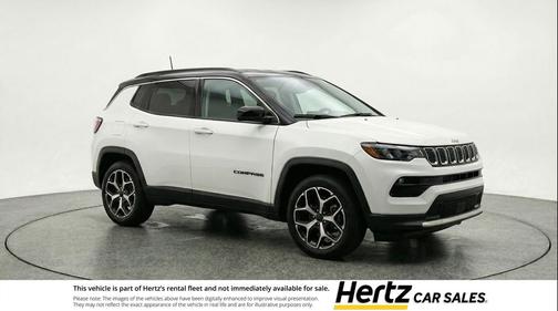 Bright White Clearcoat 2025 Jeep Compass Limited