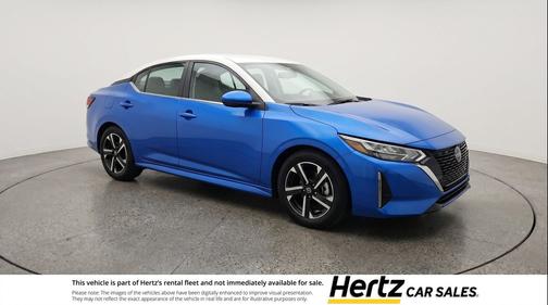 Electric Blue Metallic 2025 Nissan Sentra SV