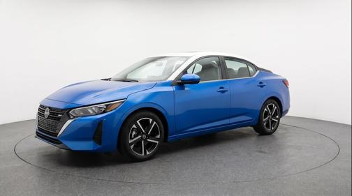 Electric Blue Metallic 2025 Nissan Sentra SV