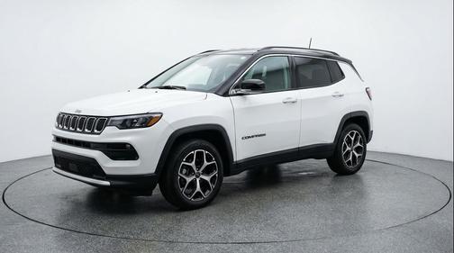 Bright White Clearcoat 2025 Jeep Compass Limited
