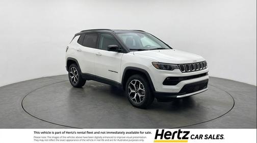 Bright White Clearcoat 2025 Jeep Compass Limited