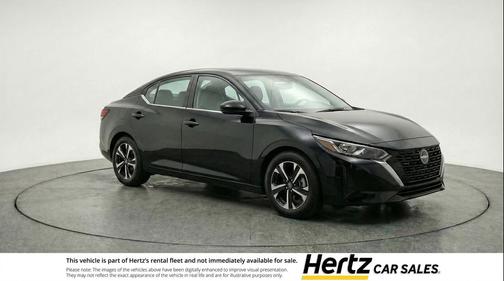 Super Black 2025 Nissan Sentra SV