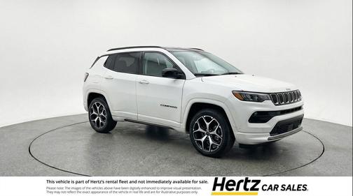 Bright White Clearcoat 2025 Jeep Compass Limited