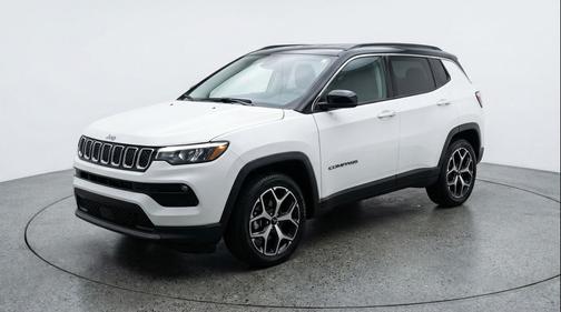 Bright White Clearcoat 2025 Jeep Compass Limited