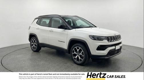 Bright White Clearcoat 2025 Jeep Compass Limited