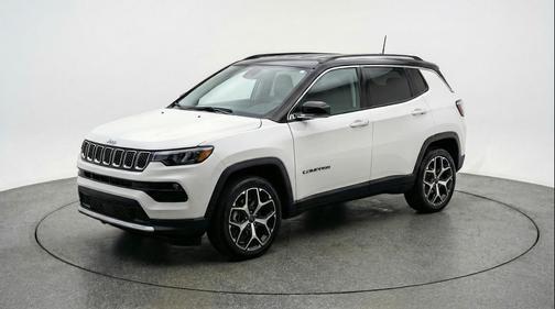 Bright White Clearcoat 2025 Jeep Compass Limited