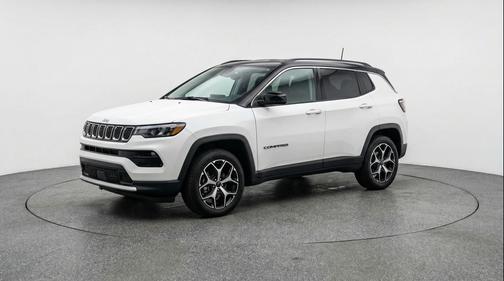 Bright White Clearcoat 2025 Jeep Compass Limited