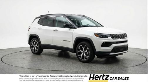 Bright White Clearcoat 2025 Jeep Compass Limited