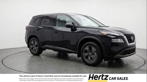 Super Black 2025 Nissan Rogue SV