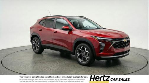 Crimson Metallic 2025 Chevrolet Trax LT