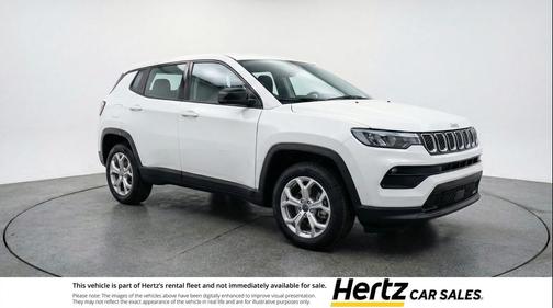 Bright White Clearcoat 2025 Jeep Compass Latitude