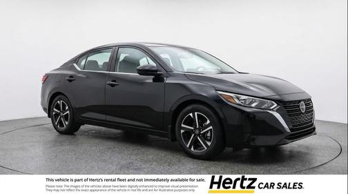 Super Black 2025 Nissan Sentra SV