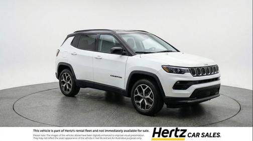 Bright White Clearcoat 2025 Jeep Compass Limited