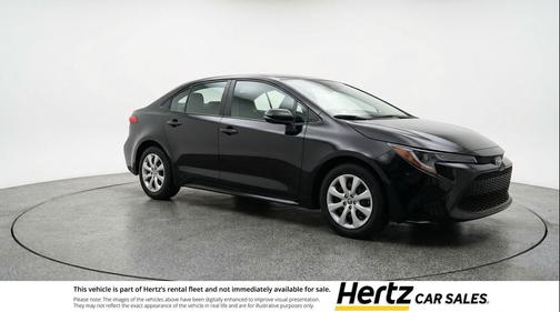 Midnight Black Metallic 2025 Toyota Corolla LE