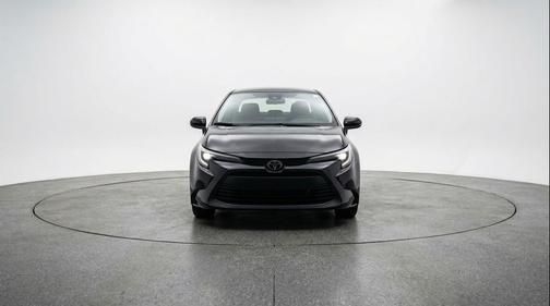 Midnight Black Metallic 2025 Toyota Corolla LE