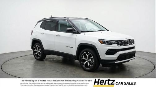 Bright White Clearcoat 2025 Jeep Compass Limited