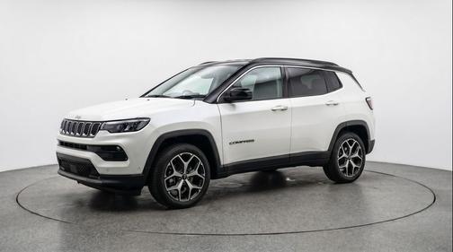 Bright White Clearcoat 2025 Jeep Compass Limited