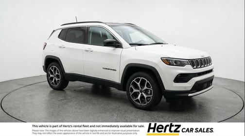 Bright White Clearcoat 2025 Jeep Compass Limited