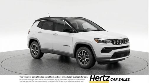 Bright White Clearcoat 2025 Jeep Compass Trailhawk