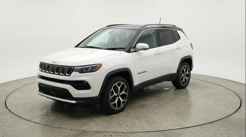 Bright White Clearcoat 2025 Jeep Compass Limited