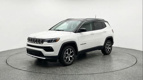Bright White Clearcoat 2025 Jeep Compass Limited
