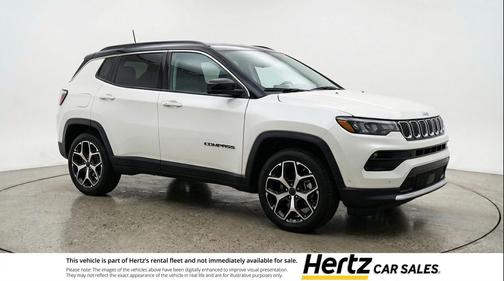Bright White Clearcoat 2025 Jeep Compass Limited