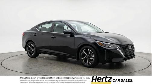 Super Black 2025 Nissan Sentra SV