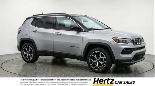 Silver Zynith Metallic Clearcoat 2025 Jeep Compass Limited