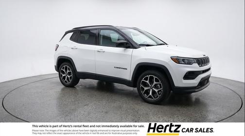 Bright White Clearcoat 2025 Jeep Compass Limited