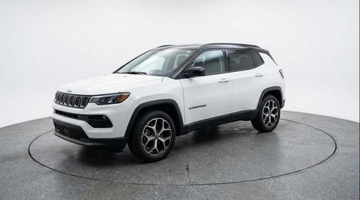 Bright White Clearcoat 2025 Jeep Compass Limited