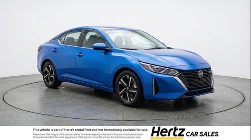 Electric Blue Metallic 2025 Nissan Sentra SV