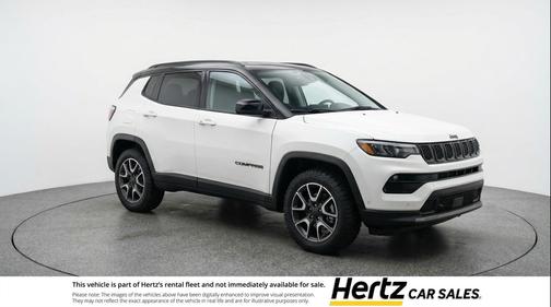 Bright White Clearcoat 2025 Jeep Compass Trailhawk
