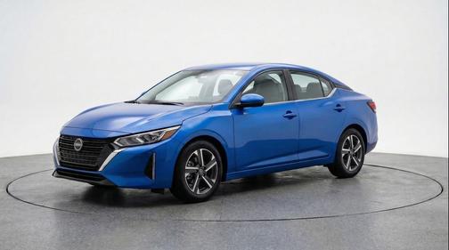Electric Blue Metallic 2025 Nissan Sentra SV