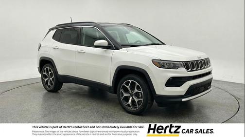 Bright White Clearcoat 2025 Jeep Compass Limited