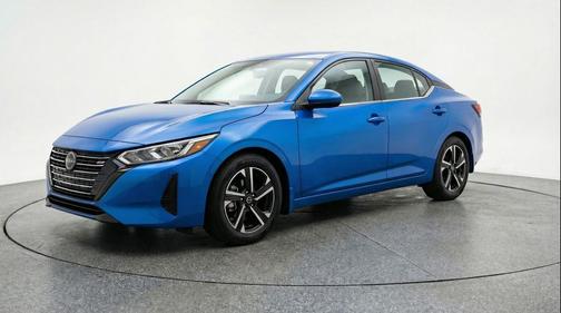 Electric Blue Metallic 2025 Nissan Sentra SV