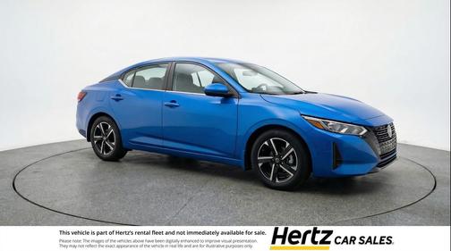 Electric Blue Metallic 2025 Nissan Sentra SV
