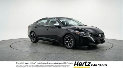 Super Black 2025 Nissan Sentra SV