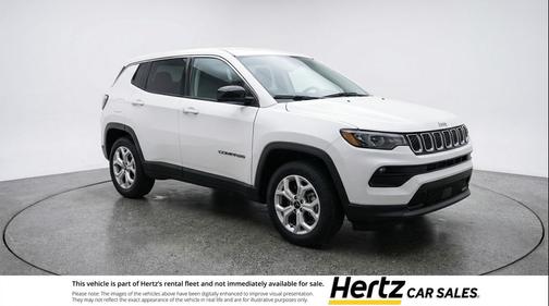 Bright White Clearcoat 2025 Jeep Compass Latitude
