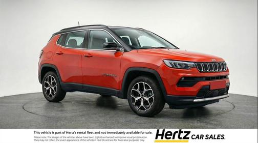 Red Hot Pearlcoat 2025 Jeep Compass Limited