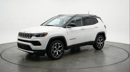 Bright White Clearcoat 2025 Jeep Compass Limited