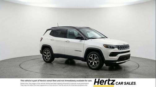 Bright White Clearcoat 2025 Jeep Compass Limited