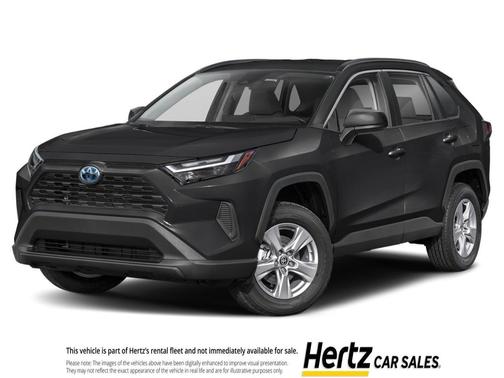 Midnight Black Metallic 2025 Toyota RAV4 Hybrid LE