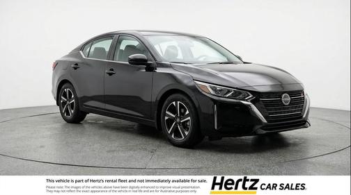 Super Black 2025 Nissan Sentra SV