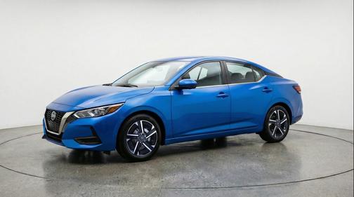Electric Blue Metallic 2025 Nissan Sentra SV