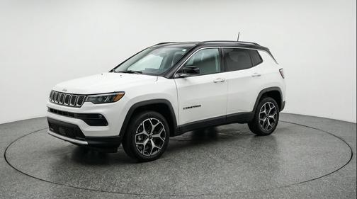 Bright White Clearcoat 2025 Jeep Compass Limited
