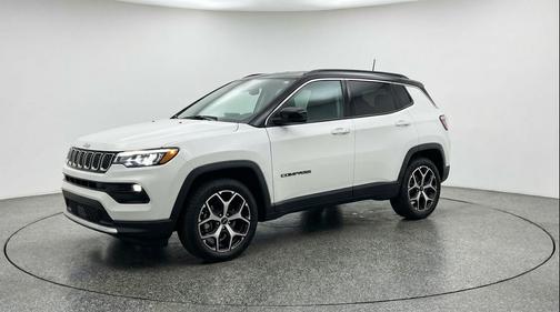 Bright White Clearcoat 2025 Jeep Compass Limited