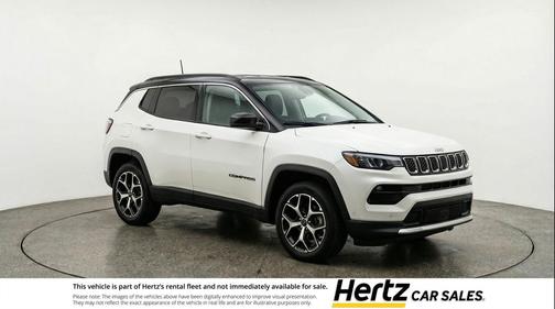 Bright White Clearcoat 2025 Jeep Compass Limited