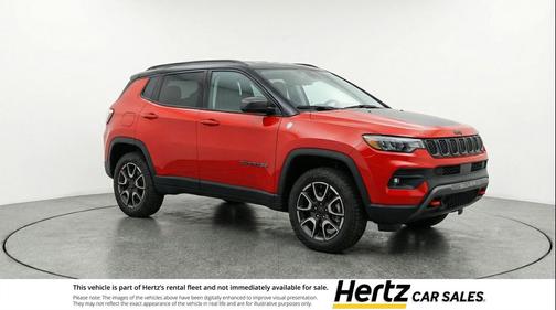 Red Hot Pearlcoat 2025 Jeep Compass Trailhawk