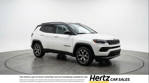Bright White Clearcoat 2025 Jeep Compass Limited